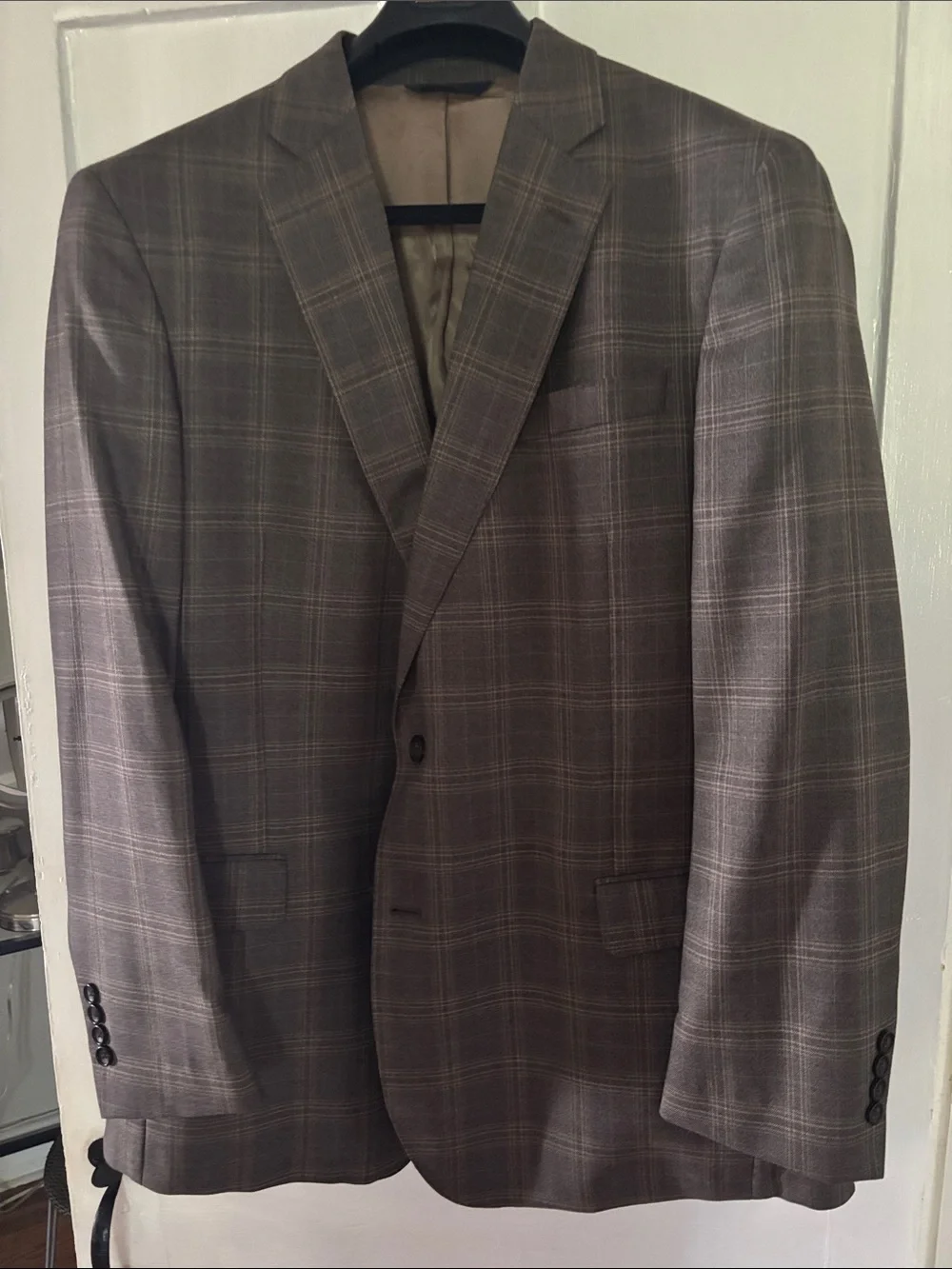 Brooks Brothers Brown Windowpane Sport Coat